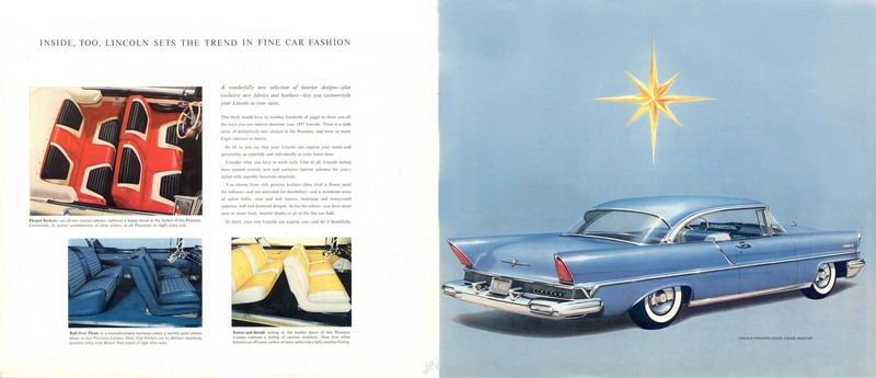 1957 Lincoln Brochure Page 5